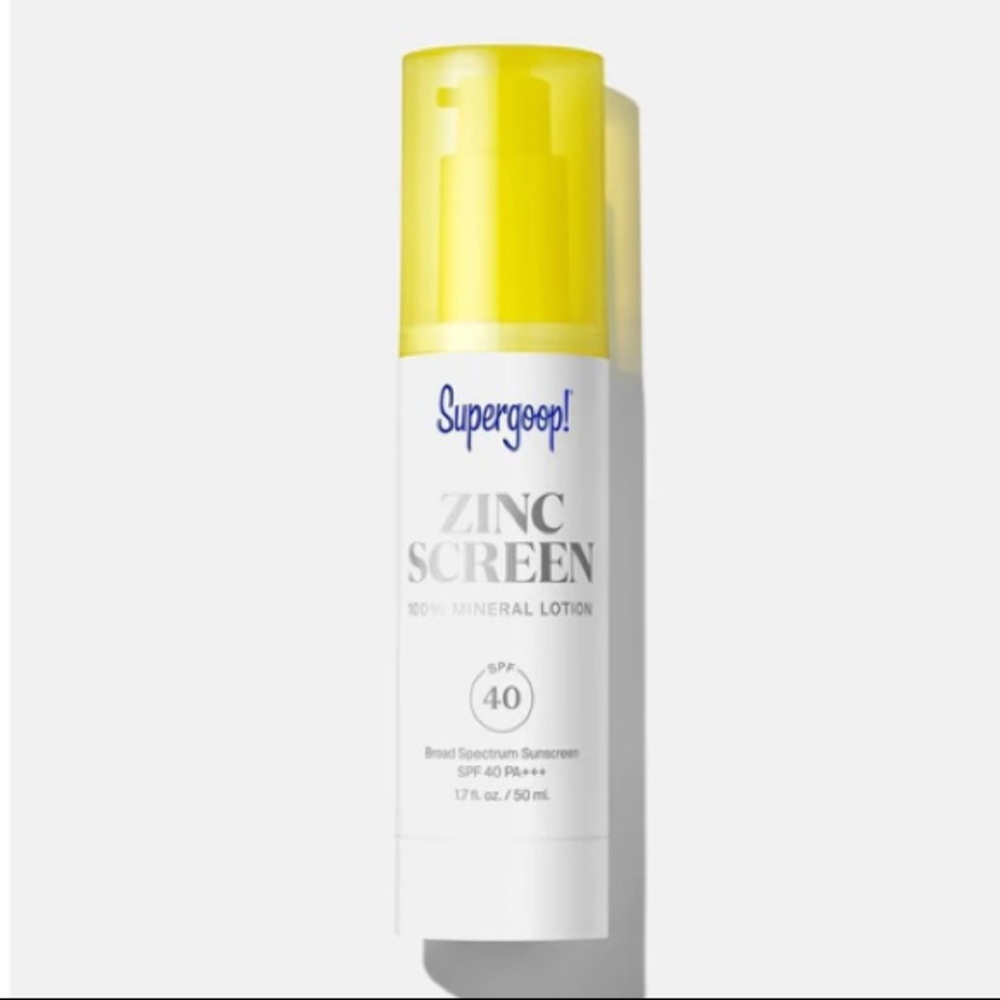 NWT Supergoop! Zincscreen 100% Mineral Lotion SPF 40